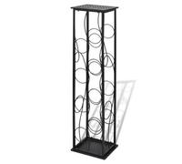 Wine Rack Metal Bar Drink Cabinet Storage Organiser Stand Wine Holder vidaXL