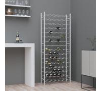 Vidaxl Wine Rack For 96 Bottles White Metal, White