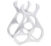 vidaXL Wine Rack Silver 23 x 14 x 28 cm Aluminium