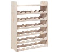 vidaXL Wine Rack with Top Board 67.5x25x87 cm Solid Wood Pine