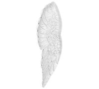 vidaXL Wings Sculpture Silver 17 x 5 x 59 cm Aluminium