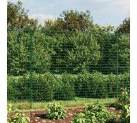 Wire Mesh Fence Garden Wire Fencing Mesh Outdoor Fence with flange vidaXL