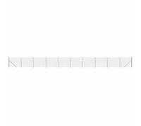 vidaXL Wire Mesh Fencing with Spike Anchors - Galvanised Steel with UV-resistant PVC Coating - Anthracite - Versatile and Durable - 1.4x25m