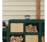 vidaXL Wood Paint Green 2.5 L Wall Print