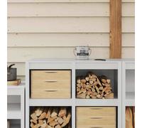 vidaXL Wood Paint Grey 2.5 L Wall Print