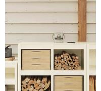 vidaXL Wood Paint White 2.5 L Wall Print