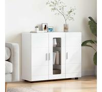 VidaXL Wooden Cabinet White Engineered Wood