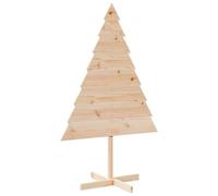 (150 cm) vidaXL Wooden Christmas Tree for Decoration Assemble Christmas Tree Solid Wood