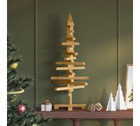 VidaXL Wooden Christmas Tree KOTKA Solid Pine Wood