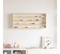 vidaXL Wooden Collector's Display Case Brown 80 x 8.5 x 36 cm Plywood