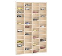 vidaXL Wooden Collector's Display Case with 56 Compartments 40x4.5x60cm
