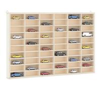 vidaXL Wooden Collector's Display Case with 60 Compartments 60x4.5x40.5cm