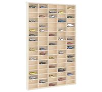vidaXL Wooden Collector's Display Case with 90 Compartments 50.5x4.5x79cm