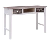 vidaXL Writing Desk Brown 110x45x76 cm Wood