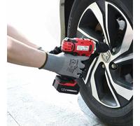 vidaXL Work Gloves 12 pcs Grey and Black 7 / S Polyester