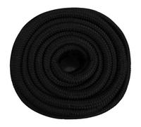 Braided Boat Rope Polyester Sturdy Yacht Cable Black/White Multi Sizes vidaXL UK