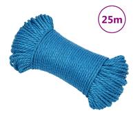 vidaXL Work Rope Blue 8 mm 25 m Polypropylene