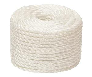 vidaXL Work Rope White 12 mm 50 m Polypropylene