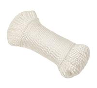 vidaXL Multi-Purpose White Polypropylene Work Rope - 8mm Diameter, 100m Length, Durable and Weather-Resistant, Ideal for Home and Garden Projects