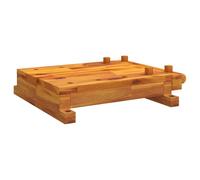 Vidaxl Workbench Tabletop With Vice 52X44X9.5 Cm Solid Wood Acacia