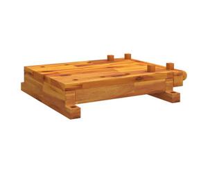 Vidaxl Workbench Tabletop With Vice 52X44X9.5 Cm Solid Wood Acacia