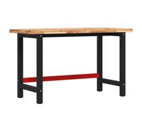 vidaXL Workbench Wooden Work Table Work Bench Solid Wood Acacia Rectangular