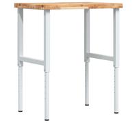 vidaXL Workbench Wooden Work Table Work Bench Solid Wood Acacia Rectangular