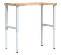 vidaXL Workbench Wooden Work Table Work Bench Solid Wood Acacia Rectangular