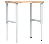 vidaXL Workbench Wooden Work Table Work Bench Solid Wood Acacia Rectangular