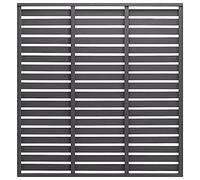 (grey) vidaXL Fence Panel Garden Border Barrier Outdoor Edging Fencing Enclosure WPC