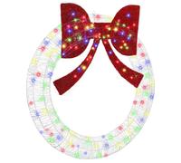 Wreath Acrylic Christmas Decor Holiday Decoration Seasonal Modern Door vidaXL