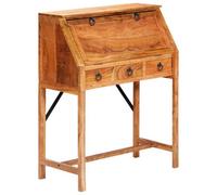 Vidaxl Writing Desk 90X40X107Cm Solid Acacia Wood Writing Desks