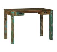 vidaXL Writing Desk Brown 112 x 55 x 76 cm Solid Reclaim Wood, Rectangular Rusti