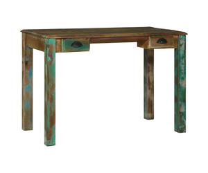 vidaXL Writing Desk Brown 112 x 55 x 76 cm Solid Reclaim Wood, Rectangular Rusti