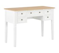 vidaXL Writing Desk Wood French-style Laptop Desk Romantic Timeless Design High-
