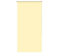 vidaXL Yellow Blackout Roller Blind 85x130 cm - Privacy & Light Control, Polyester, No-Drill Mount Option