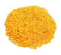 vidaXL Yellow Warning Chain - 100m Long, 6mm Diameter Link - Durable Plastic Safety Barrier - Ideal for Indoor and Outdoor Use