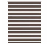 vidaXL Zebra Blind 120x175cm Coffee Home Office Window Roller Shade Sunscreen