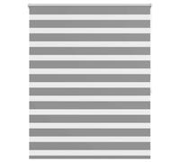 vidaXL Zebra Blind 120x175cm Grey Home Office Window Roller Shade Sunscreen