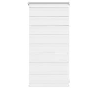 vidaXL Zebra blind 40.9x100 cm Fabric Width 36.7 cm white