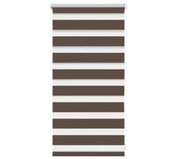 vidaXL Zebra Blind 40x100cm Coffee Home Office Window Roller Shade Sunscreen