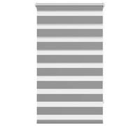 vidaXL Zebra Blind 70.9 x 120 cm Grey