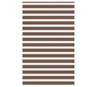 vidaXL Zebra Blind Brown 150x230 cm Fabric Width 145.9 cm Polyester, zebra roller blind, dual roller blind, zebra blind for window