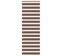 vidaXL Zebra Blind Brown 75x200 cm Fabric Width 70.9 cm Polyester