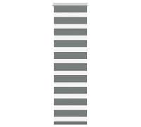 vidaXL Zebra Blind Dark Grey 40x150 cm Fabric Width 35.9 cm Polyester, zebra roller blind, dual roller blind, zebra blind for window