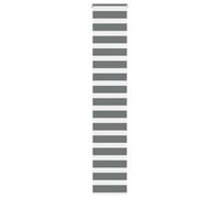 vidaXL Zebra Blind Dark Grey 40x200 cm Fabric Width 35.9 cm Polyester, zebra roller blind, dual roller blind, zebra blind for window