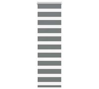 vidaXL Zebra Blind Dark Grey 45x150 cm Fabric Width 40.9 cm Polyester