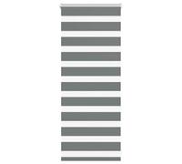 (dark grey, 55 x 100 cm) vidaXL Zebra Blind Dark Grey 45x230 cm Fabric Width 40.9 cm Polyester