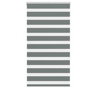 vidaXL Zebra Blind Dark Grey 70x150 cm Fabric Width 65.9 cm Polyester