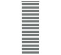 vidaXL Zebra Blind Dark Grey 75x200 cm Fabric Width 70.9 cm Polyester